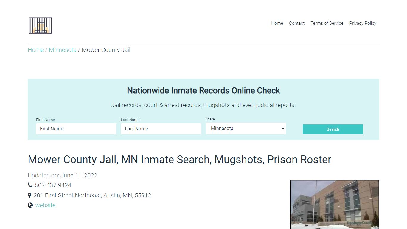 Mower County Jail, MN Inmate Search, Mugshots, Prison Roster