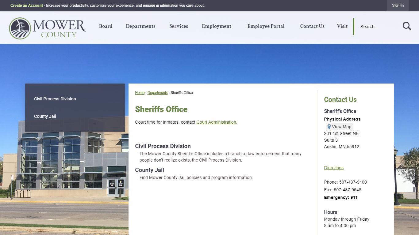 Sheriffs Office | Mower County, MN